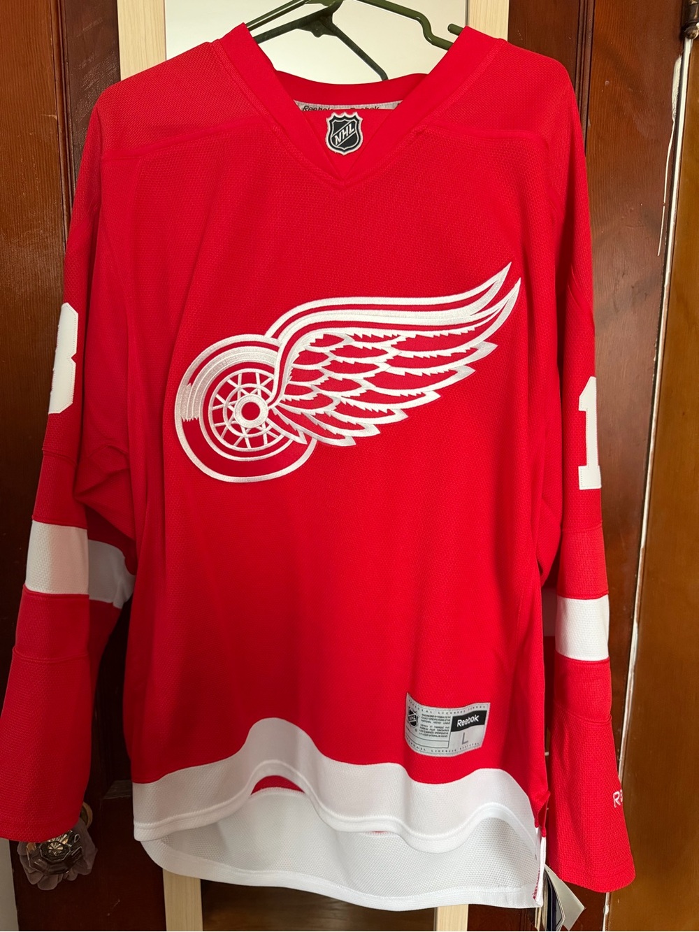 NWT Men’s Reebok Detroit Red Wing Premier Jersey #13 Datsyuk